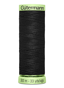 Fil Super Resistant 30 m polyester, noir