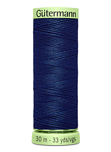Fil Super Resistant 30 m polyester, bleu pétrole