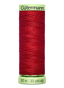 Fil super résistant 30 m polyester, rouge rubis