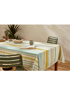 Nappe Zoe Faïence 100% coton enduit 57 fils / cm²