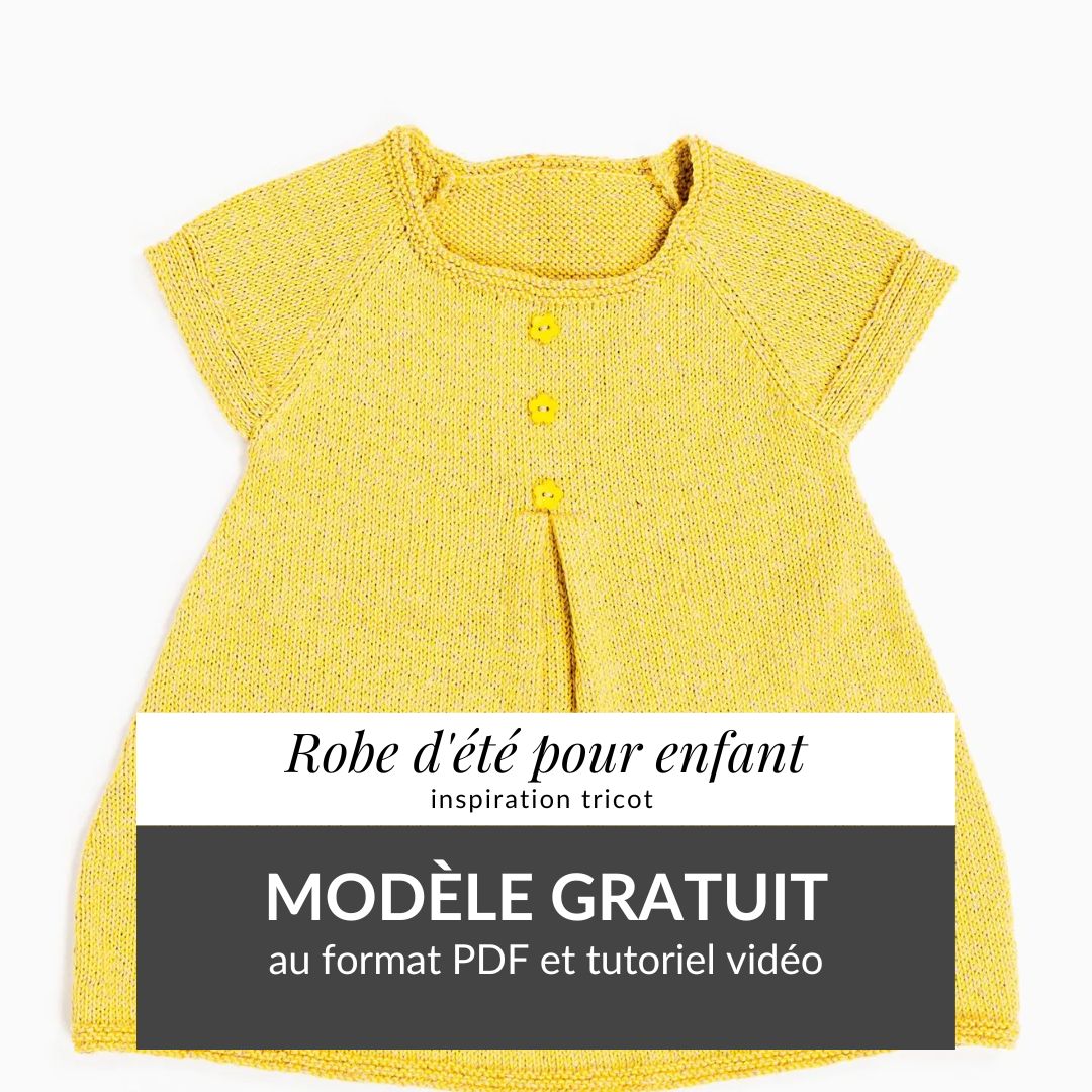 robe au tricot pour enfant