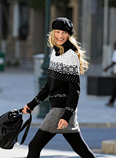 Pull jacquard Aurélia