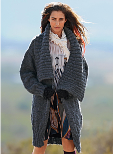 Veste grand col Nahla