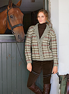 Veste tartan Anabelle