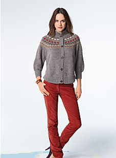 Gilet plastron jacquard Nise