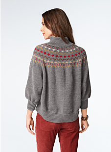 Gilet plastron jacquard Nise