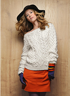 Pull col rond Paula