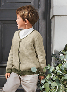 Gilet encolure V Cire