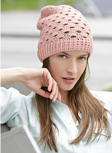 Bonnet crochet Coralie