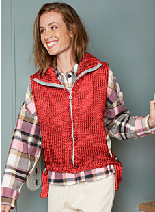 Sur-pull zippé Gilda