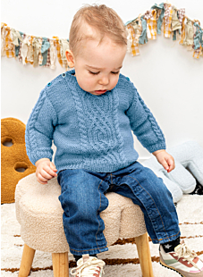 Pull bébé col bateau Ismin