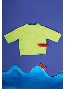 Gilet raglan point ajouré Corentin
