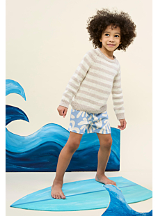 Pull raglan rayé Emmanuel