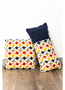 Coussin carré jacquard Salto