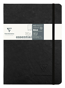 Cahier carnet  Age bag noir, 14,8 x 21 cm