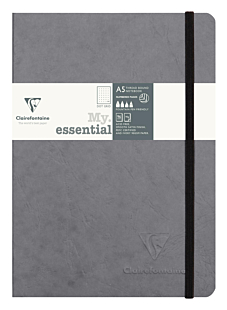 Cahier carnet Age bag gris, 14,8 x 21 cm