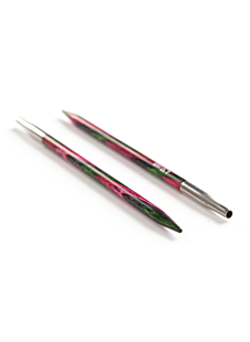 Paires de pointes aiguilles interchangeables bouleau, 12 cm n°5, Knit Pro