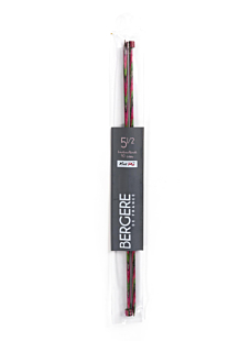 Aiguilles droites bouleau, 40 cm n°5.5, Knit Pro