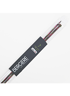 Aiguilles droites bouleau, 40 cm n°7, Knit Pro