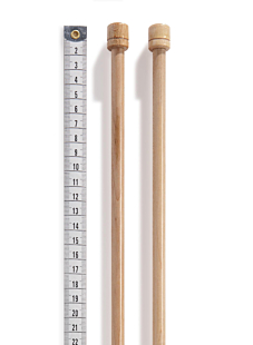 Aiguilles droites érable, 50 cm n°20