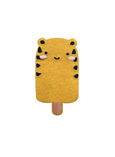 Motif thermocollant "GLACE" Tigre