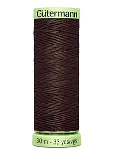 Fil Super Resistant 30 m polyester, marron terreau