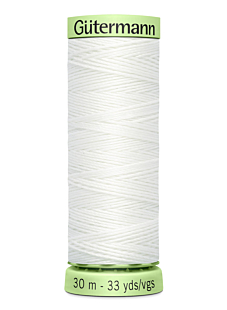 Fil Super Resistant 30 m polyester, blanc chantilly