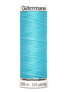 Fil tout coudre 200 m polyester, bleu 064