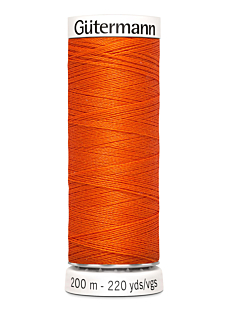 Fil tout coudre 200 m polyester, orange 351