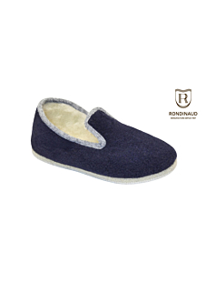Charentaise marine bordure grise Taille 35