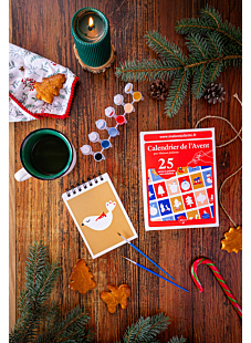 Coffret de peinture aux numéros - Calendrier de l'avant