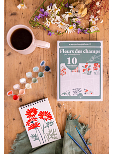 Coffret de peinture aux numéros - Fleurs des champs