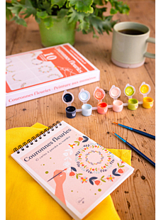 Coffret de peinture aux numéros - Couronnes fleuries