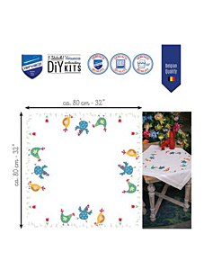 Kit nappe poulets colorés