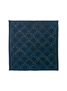 Kit Sashiko Hana-Fukin – Motif Seigaiha