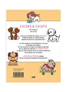 Livre Dessiner Kawai - Chiens et Chiots