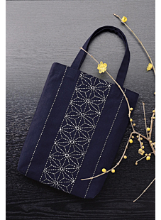 Kit Olympus Sac Sashiko - Feuille de chanvre