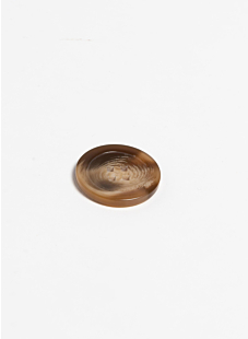 Lot de 6 gros boutons en bio résine Ø31 mm beige