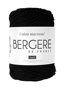 COTON MACRAME NOIR