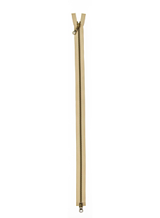 Fermeture séparable beige 65 cm