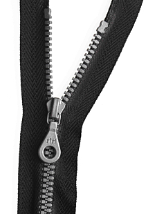 Fermeture séparable noire 30 cm
