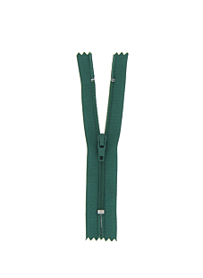 Fermeture nylon non séparable vert sapin, 60 cm