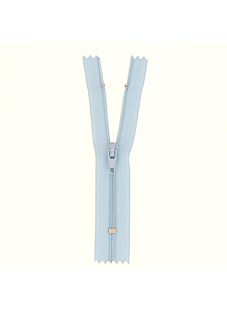 Fermeture nylon non séparable bleu ciel, 30 cm