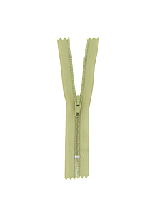 Fermeture nylon non séparable pistache, 60 cm
