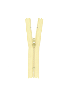 Fermeture nylon non séparable crème, 40 cm