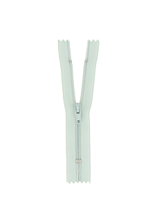 Fermeture nylon non séparable jade, 18 cm