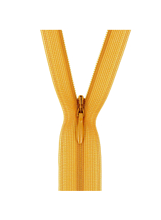 Fermeture invisible non séparable, réglable ocre, 40 cm