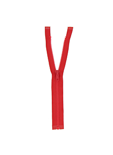 Fermeture injectée n°5 séparable rouge, 70 cm