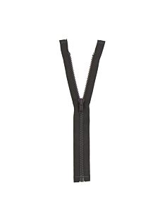 Fermeture injectée n°5 séparable marron foncé, 70 cm