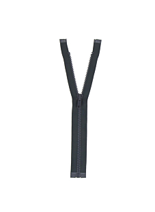 Fermeture injectée n°5 séparable bleu pétrole, 25 cm
